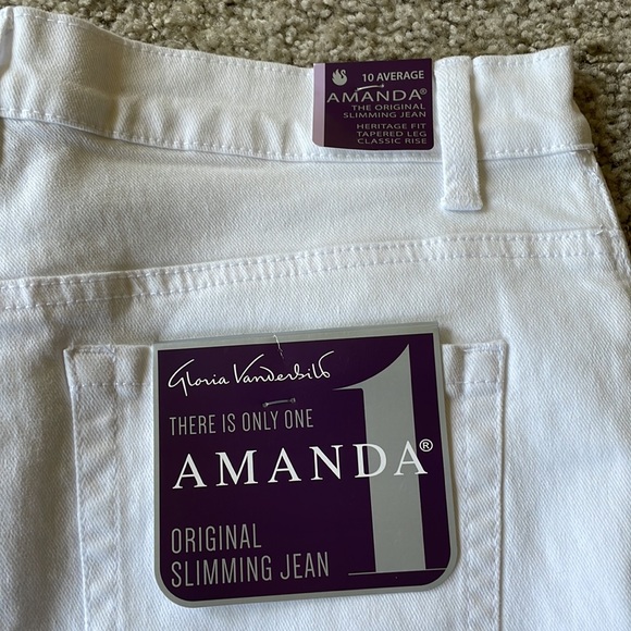 Gloria Vanderbilt Amanda jeans NWT - size 10 - Picture 8 of 13